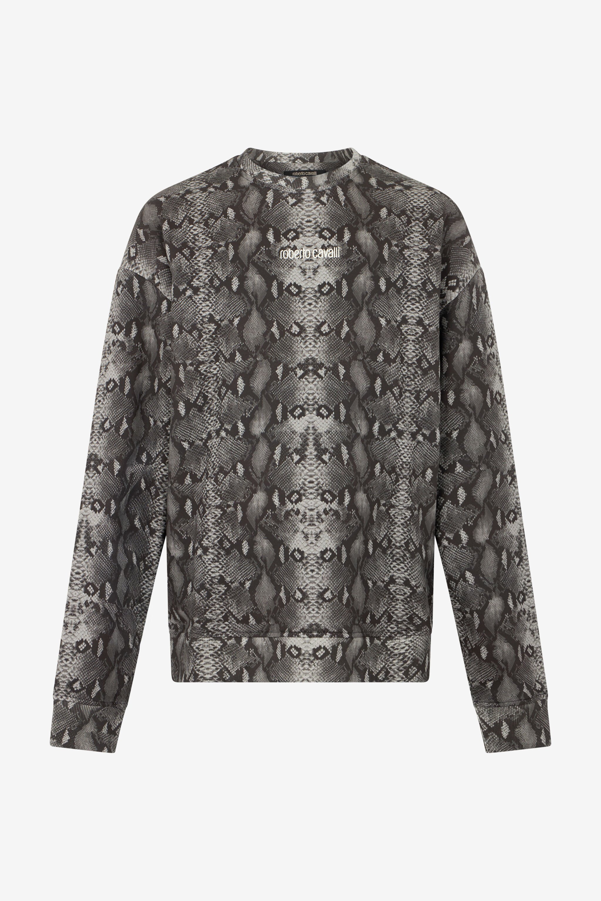 RC Python Print Sweatshirt PYTHON DARK GREY SOT66I-CF050