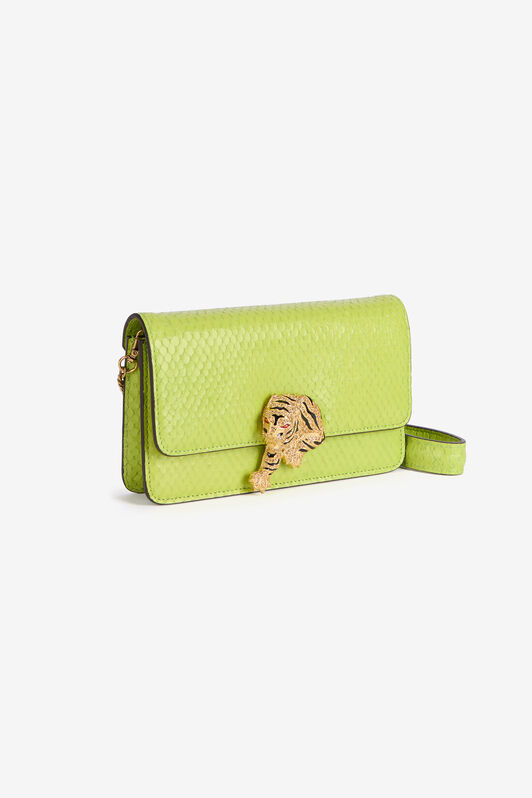 RC Roar Bag With Bejeweled Tiger Light green TKB023-PZV98