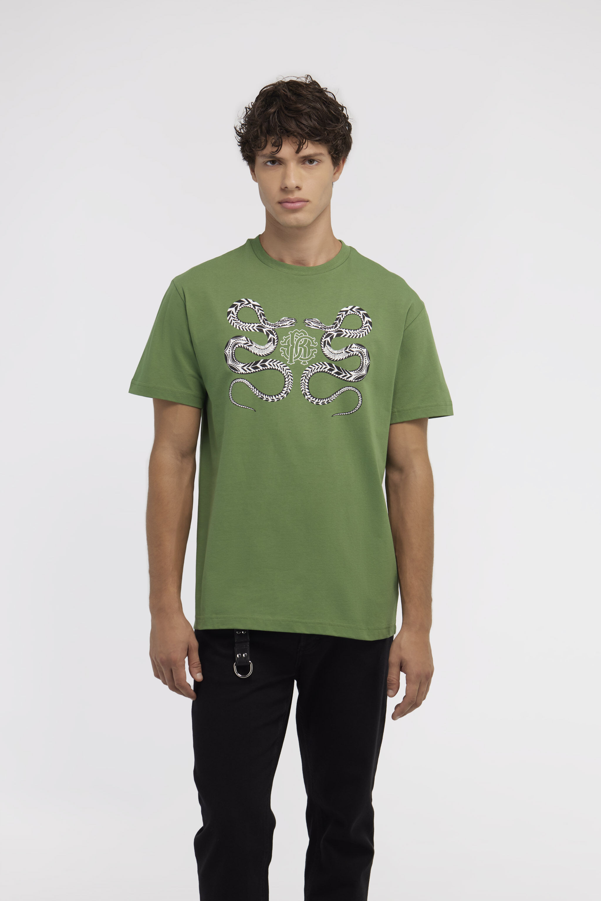 RC T-shirt with Snake print Green NOT60O-JD060