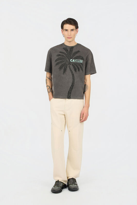 JC T-shirt Nera con Grafica Tiger Palm JC T-shirt Nera con Grafica Tiger Palm BLACK WFT057-WF087