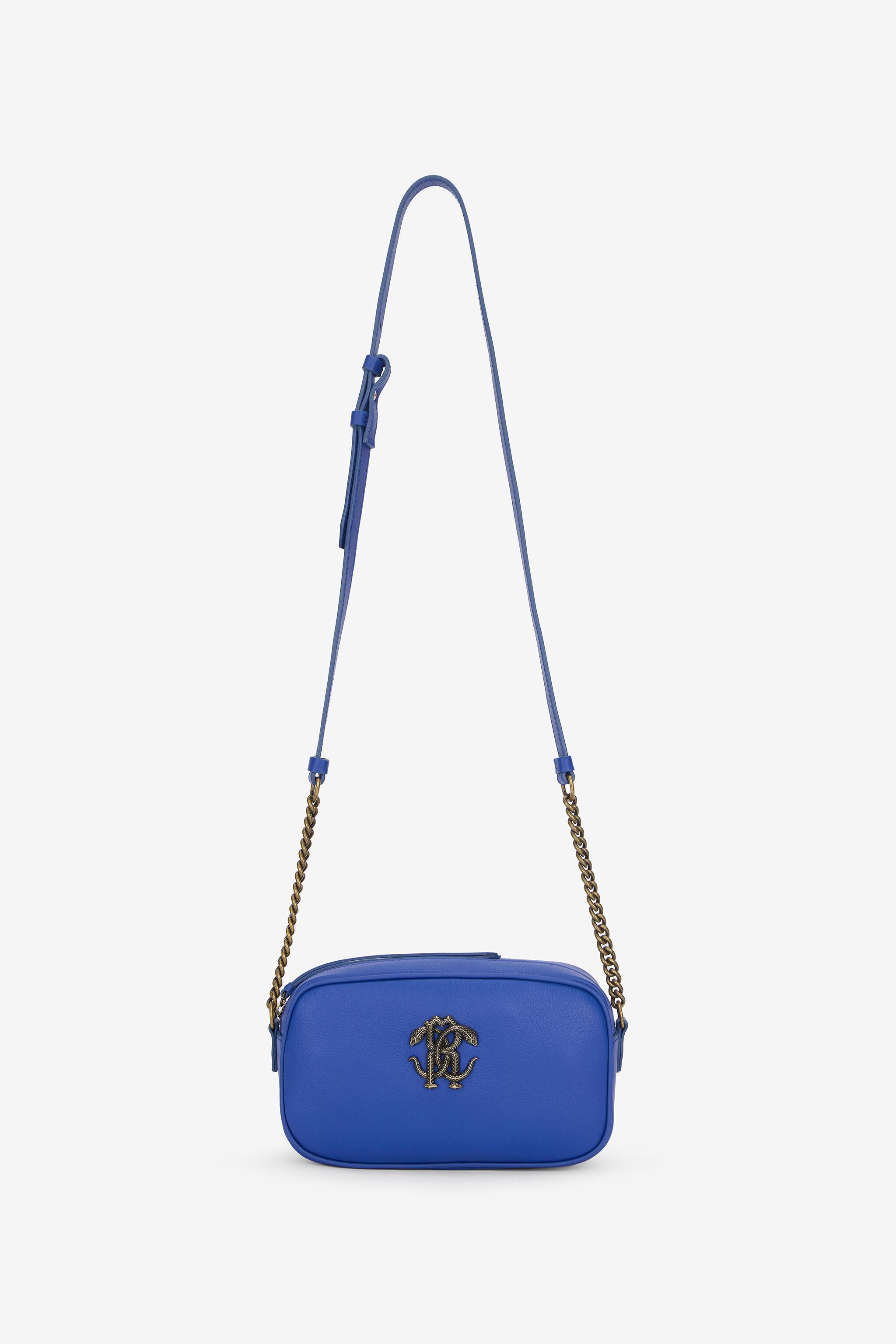 RC Camera Bag With Mirror Snake Monogram BLUE DENIM POB00B-PZ796