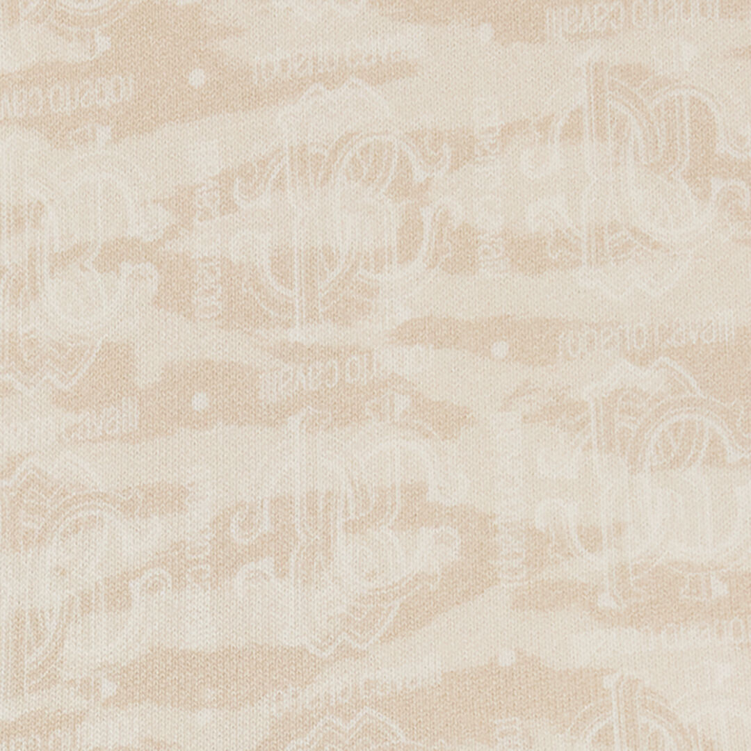 JU Felpa Stampa Tiger Skin E Monogram RC Avorio UJT665-5OO44