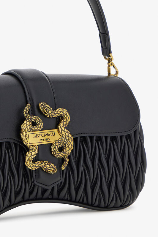 JC Just Cavalli Shoulder Bag Black TFB032-TF397