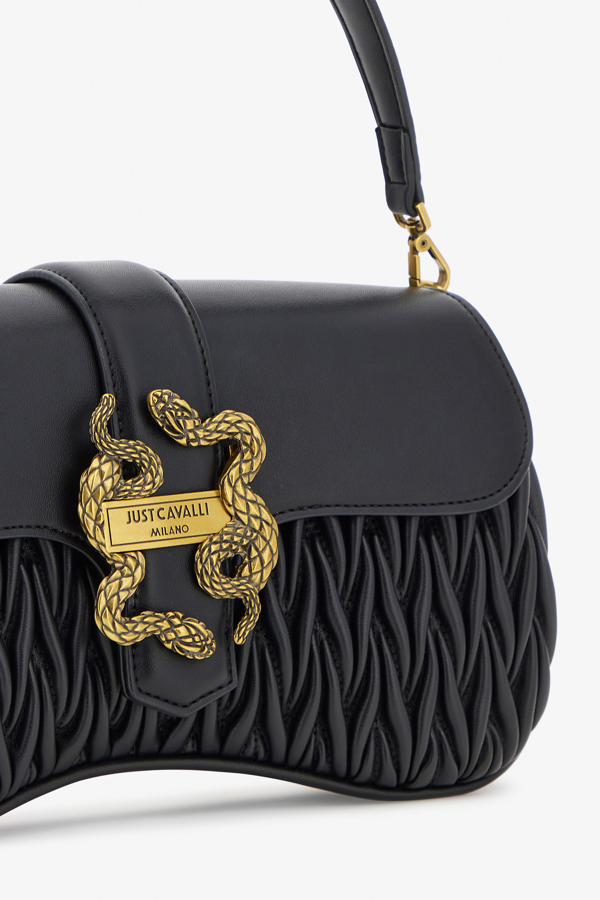 JC Just Cavalli Shoulder Bag Black TFB032-TF397