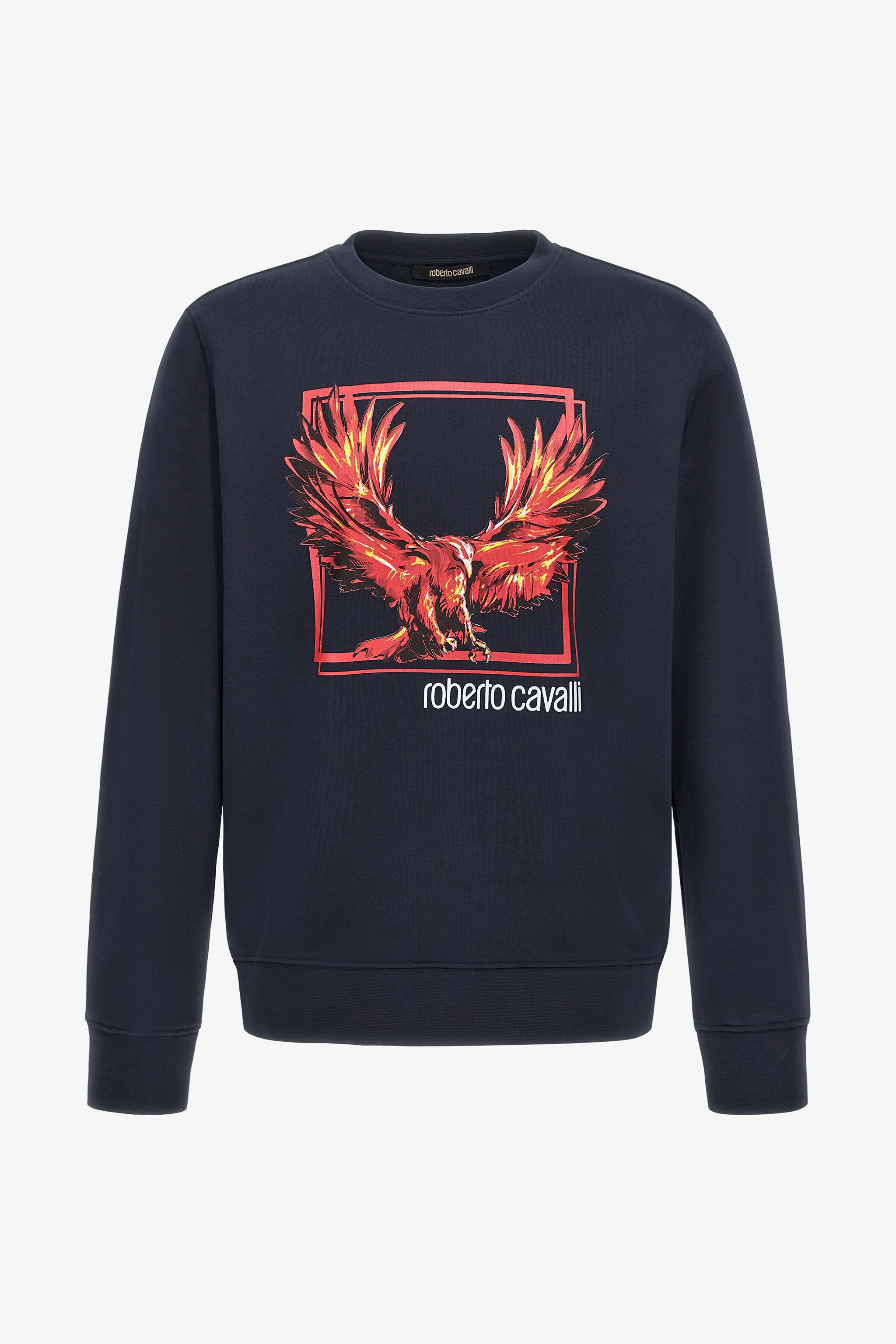 RC Printed sweatshirt Bleu foncé NOT66A-CF052