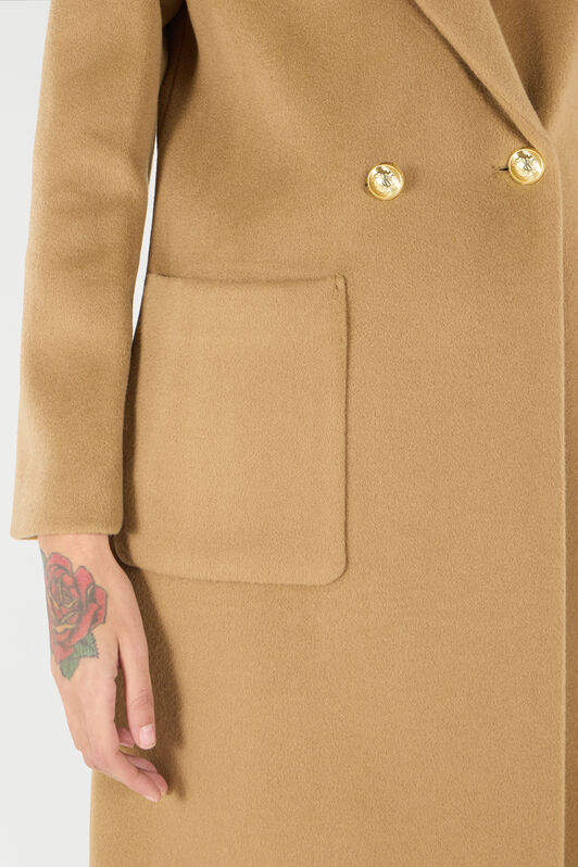 RC Cappotto Cammello in Lana e Cashmere CAMEL OOT50C-WH016