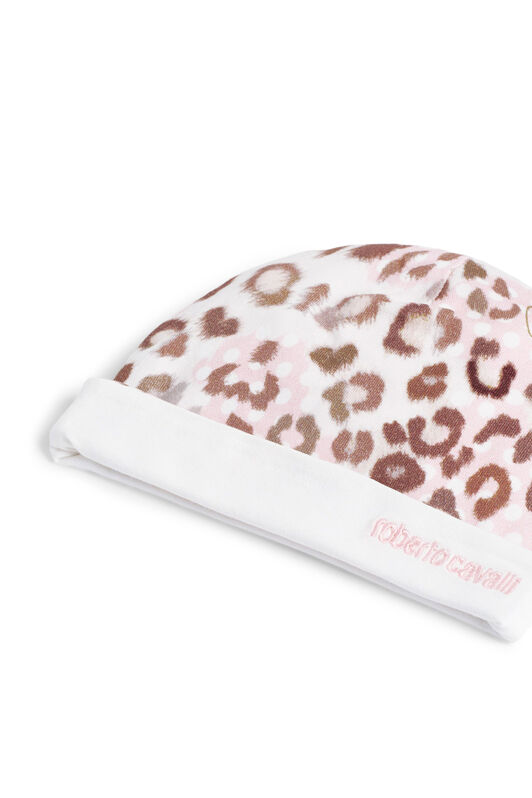 JU Ensemble grenouillère à motif jaguar JU Ensemble grenouillère à motif jaguar BABYPINK/BEIGE/BROWN JJT801-JMR82