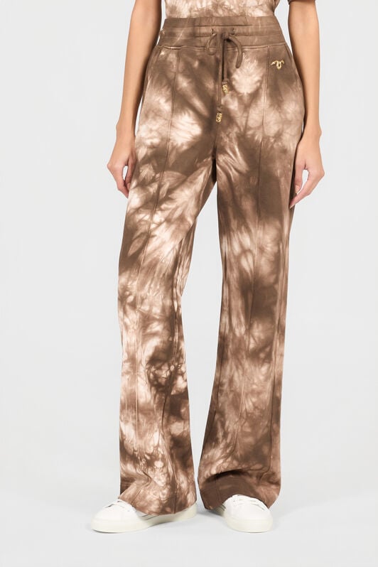 RC Tie Dye Flared Trousers NATURAL XQT20C-CF026