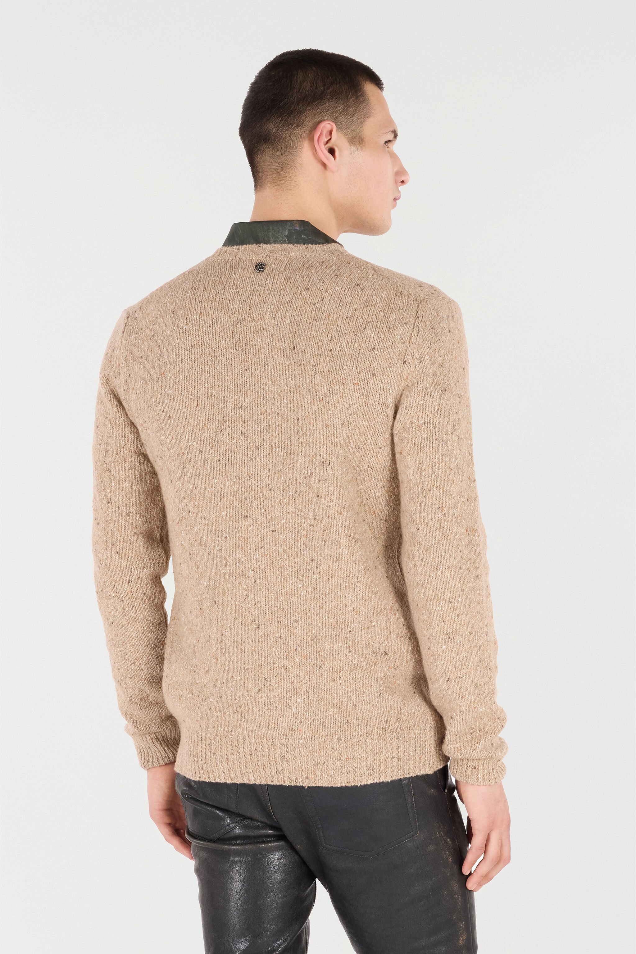RC Pull À Col Ras-Du-Cou BEIGE POM60H-MQO38