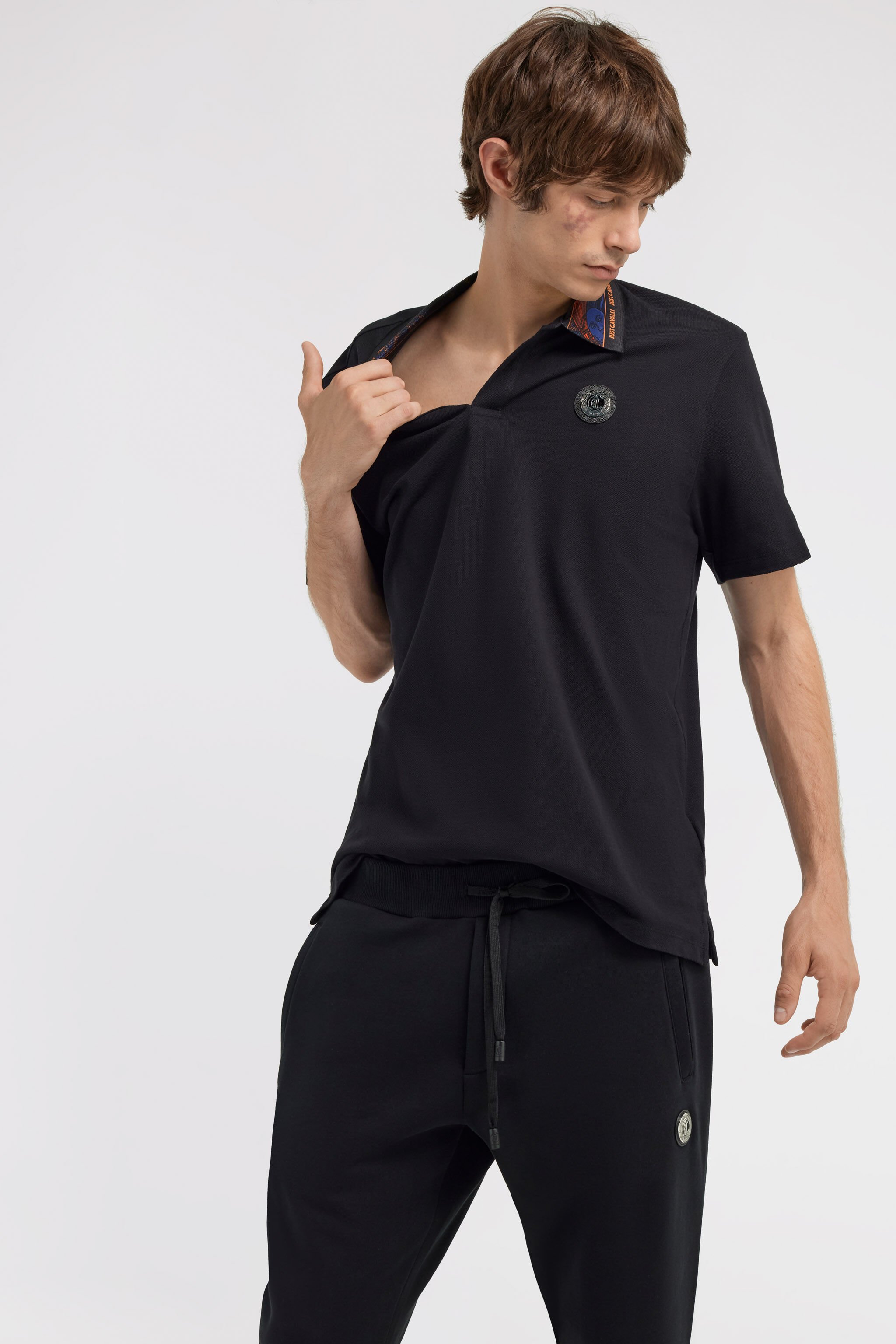 JC Polo Just Cavalli Nero TFT015-TF032