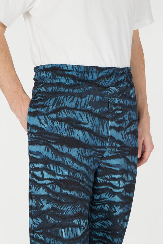 RC Joggers with Tiger Skin Print BLUE OOT20B-5OO65