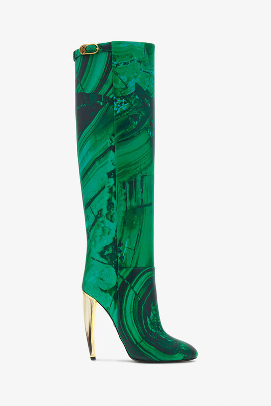 RC Stivali con stampa Malachite Verde TKS015-PZS76
