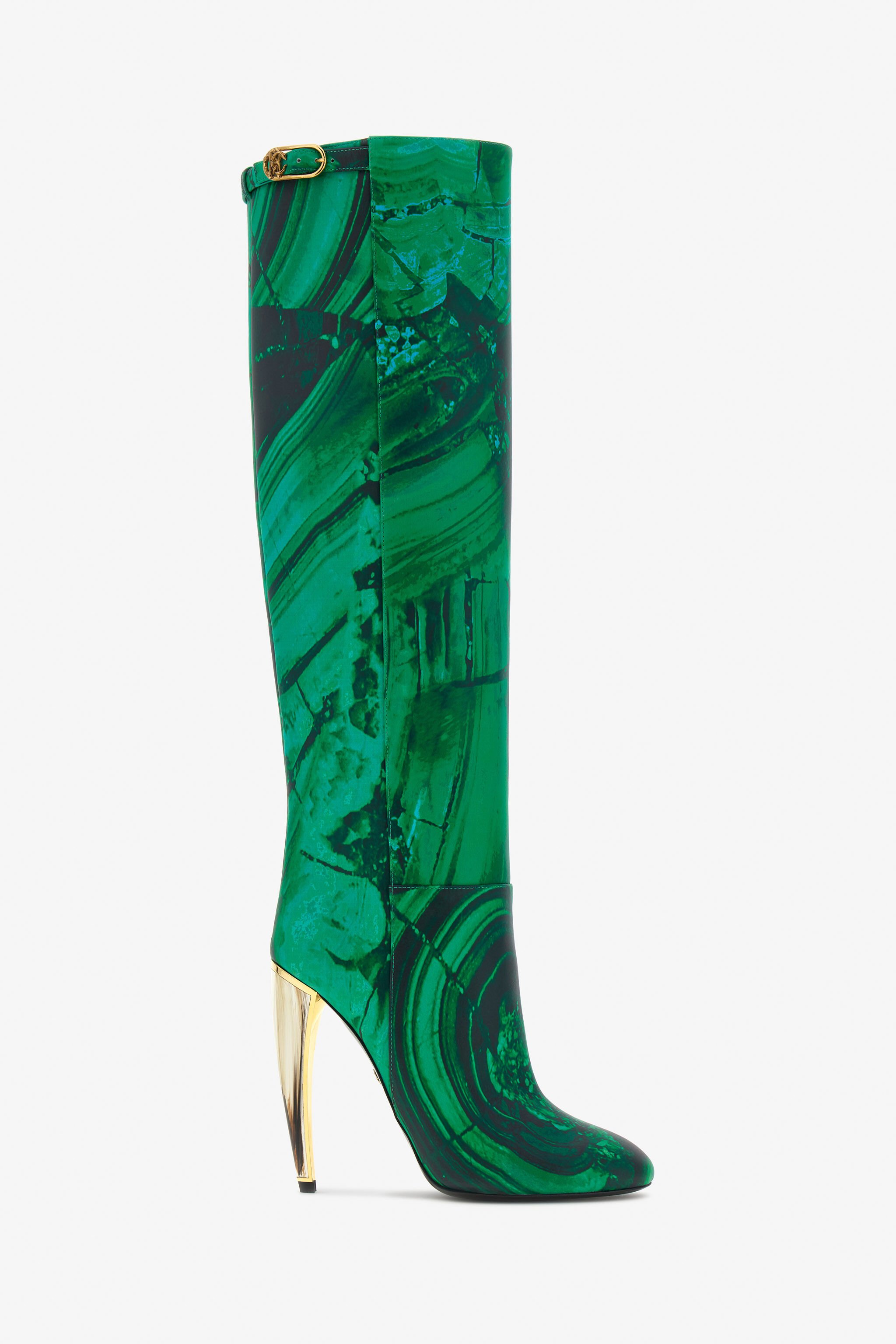 RC Stivali con stampa Malachite Verde TKS015-PZS76