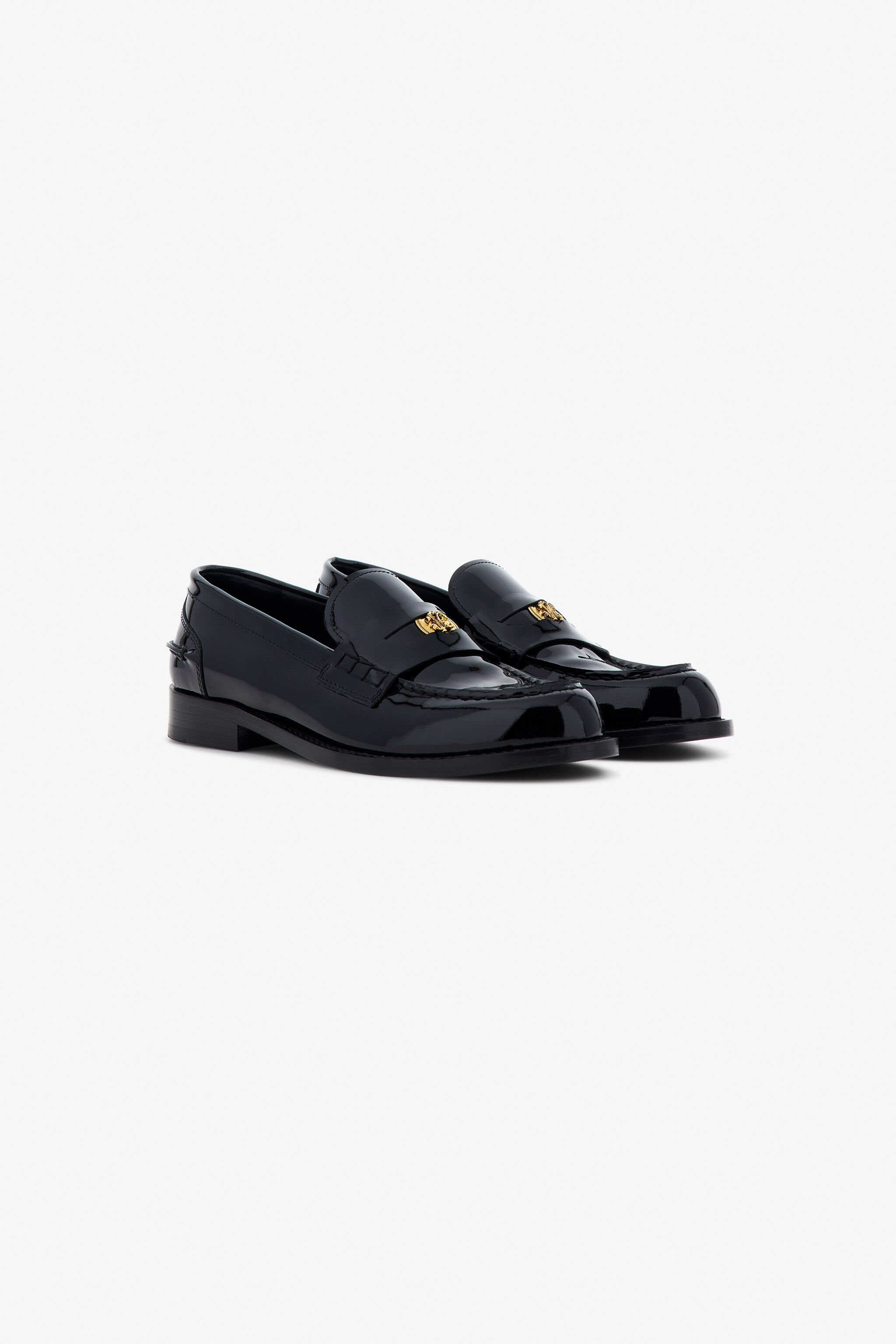 RC Loafers with Gold Accents Black TKS028-PZV00