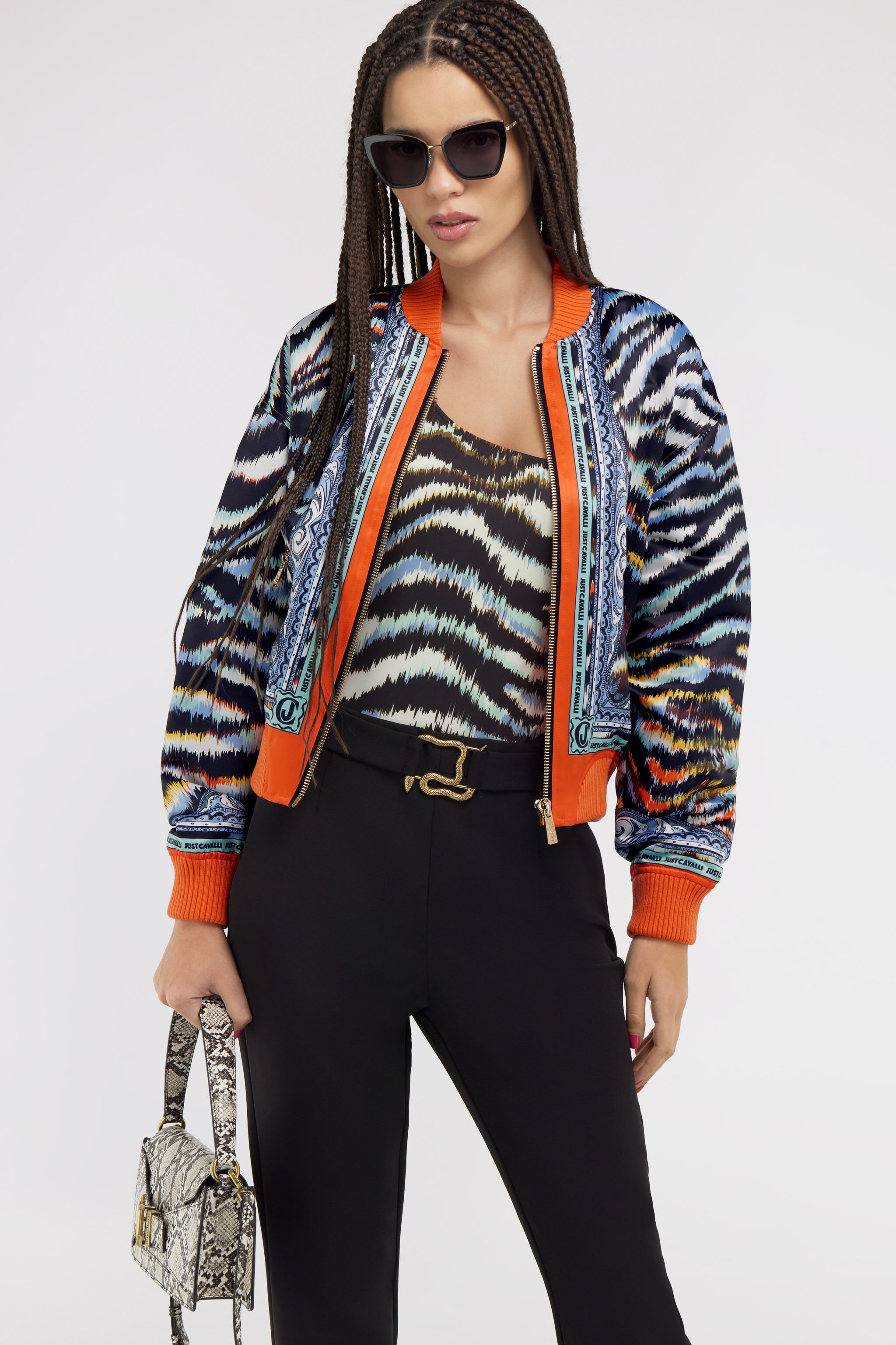JC Just Cavalli bomber Orange SFT169-SF033