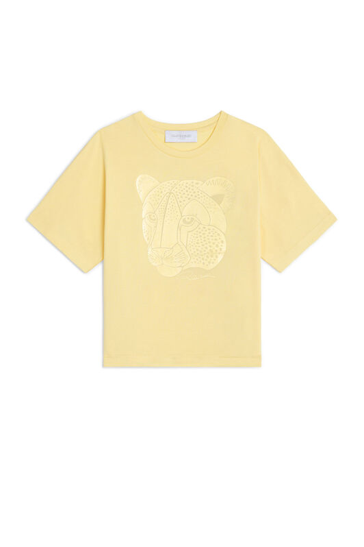 JU T-shirt POP CORN/GOLD KJT601-JV025