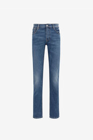 ${brand} Mirror Snake-Embroidered Slim-Fit Jeans ${colorDescription} ${masterID}