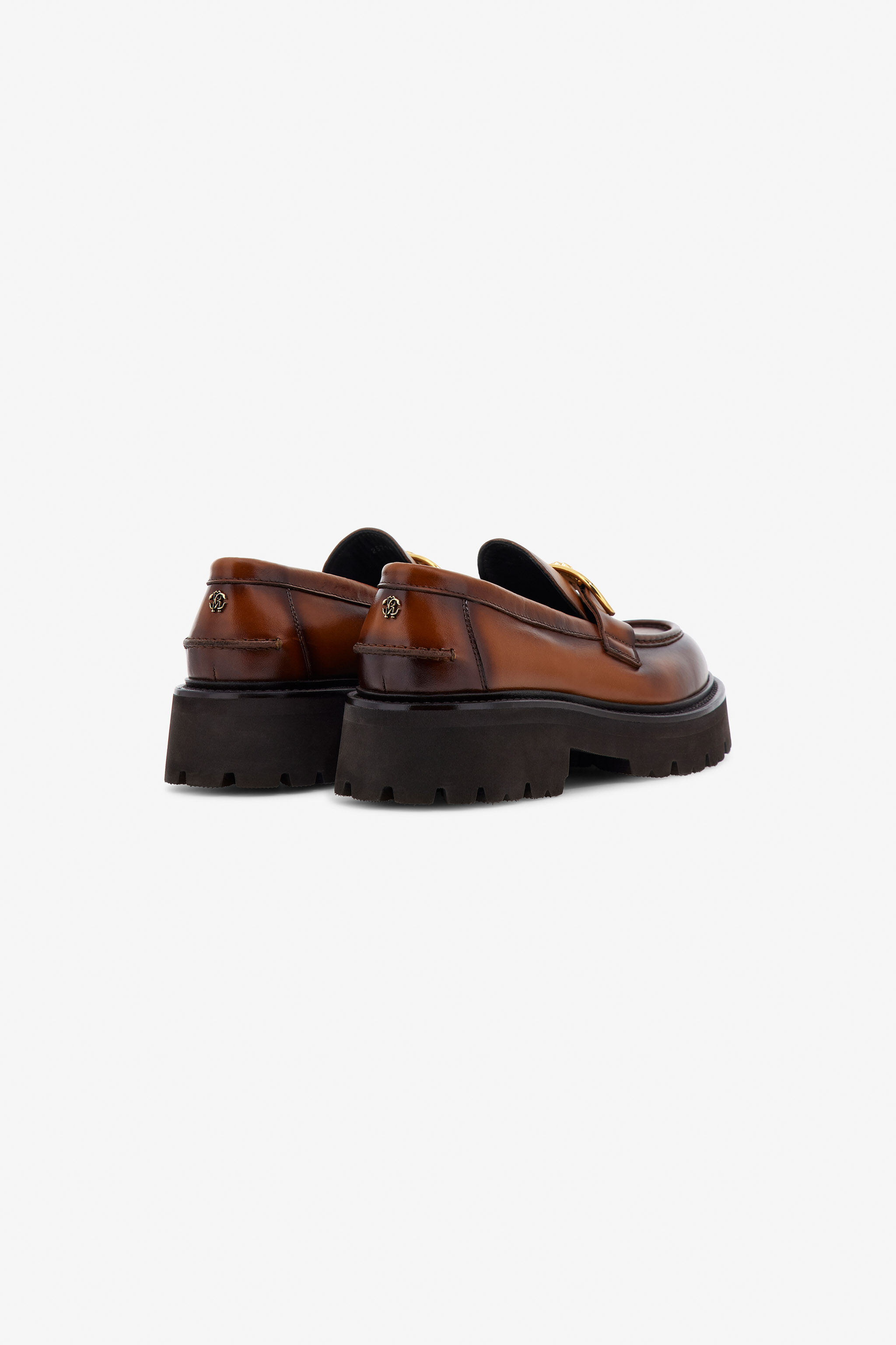 RC Leather Loafers Brown TRS020-PZ03A