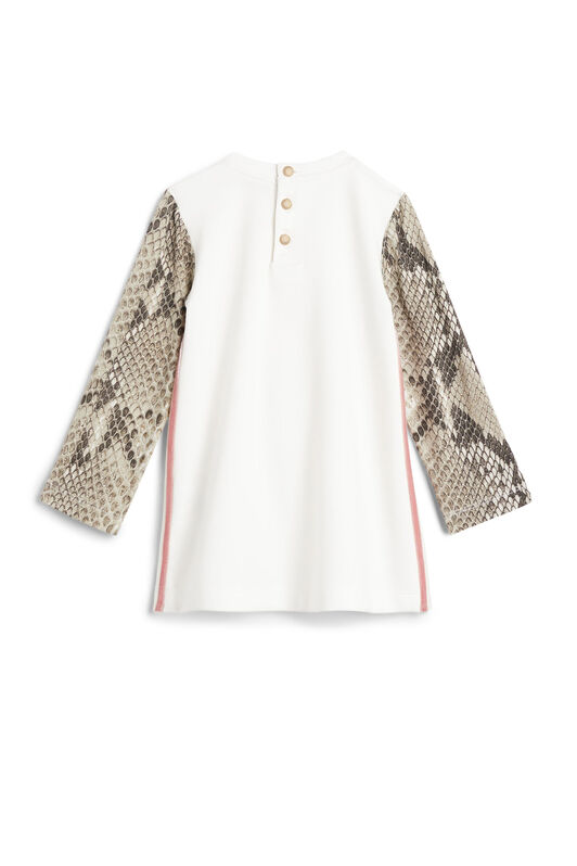JU Baby-Kleid mit Python-Print JU Baby-Kleid mit Python-Print MILKY WHITE JJT151-JD091