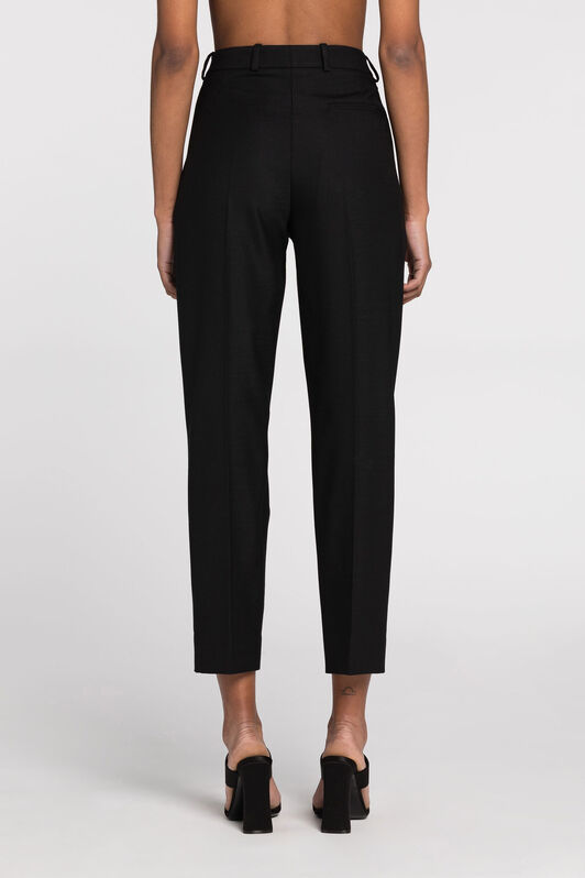 RC Pantaloni crop con zanna Nero QKR206-GA077