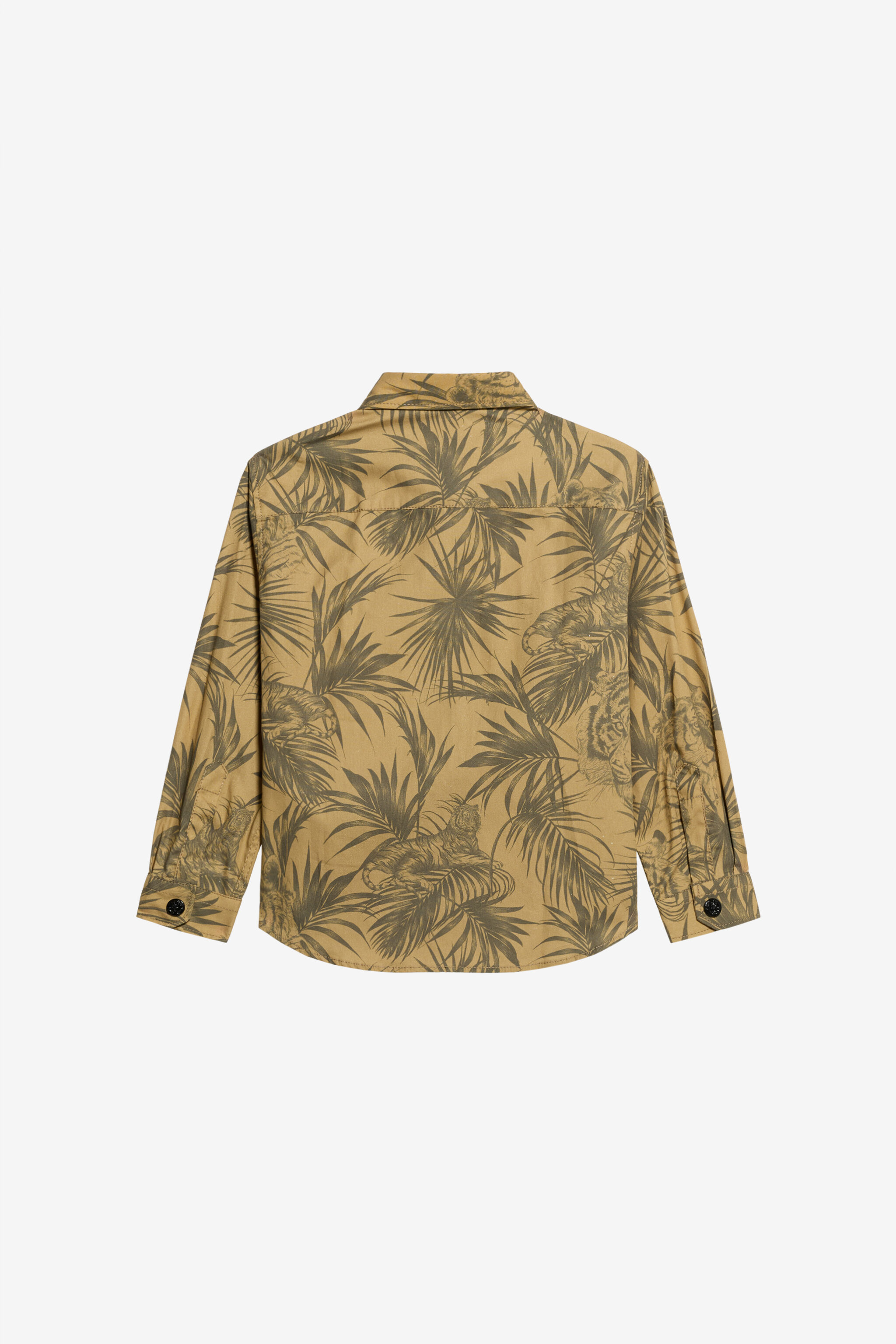 JU Chemise Imprimé Jungle KHAKY TJT70F-7MN36
