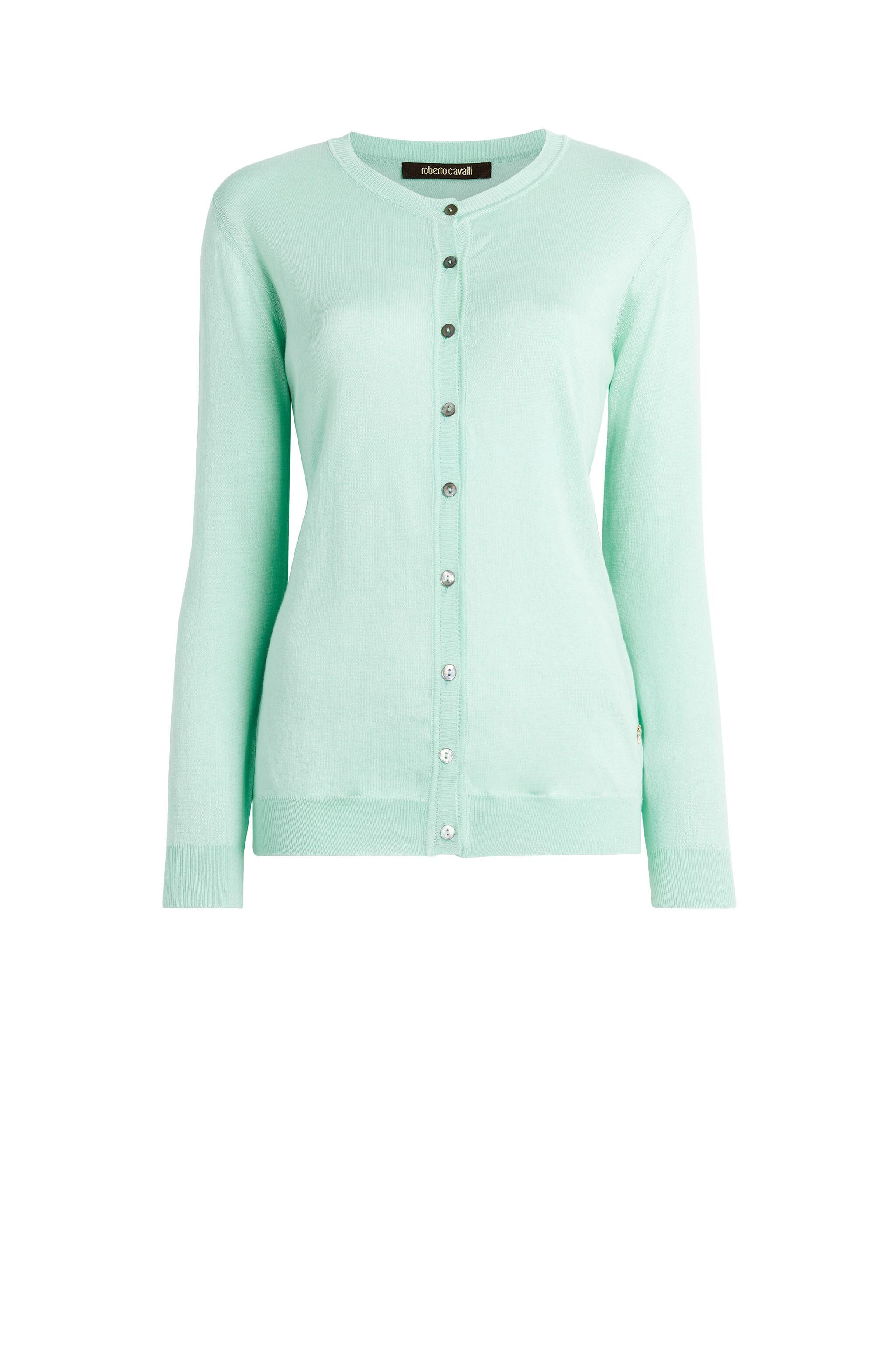 Cardigan in Light blue for Women Roberto Cavalli