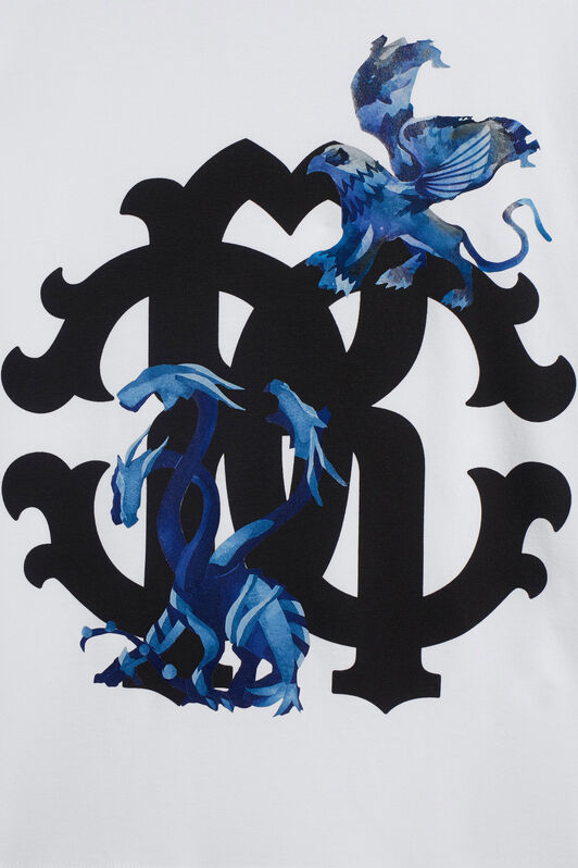 JU Odyssea RC print T-shirt WHITE IJT656-JV025