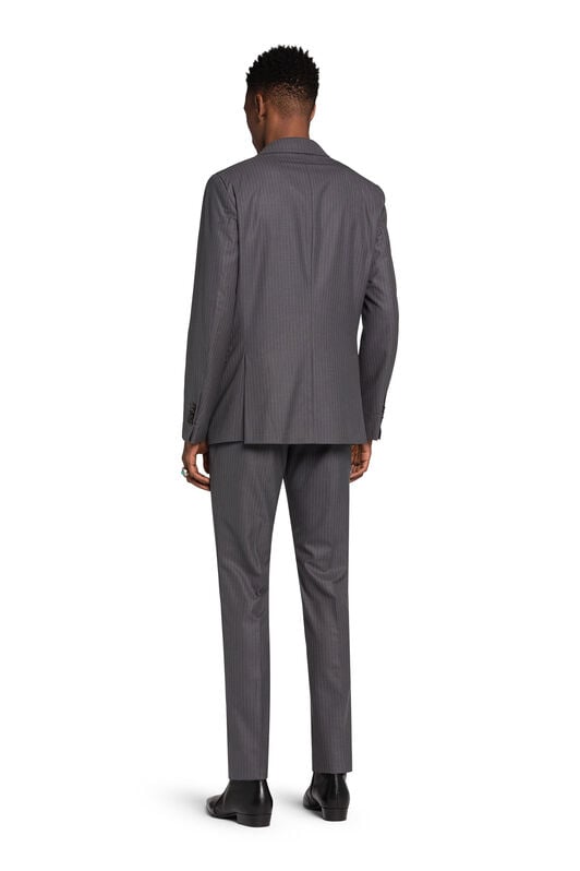 RC Pinstripe Three-Piece Suit Gray KOT40A-VW007