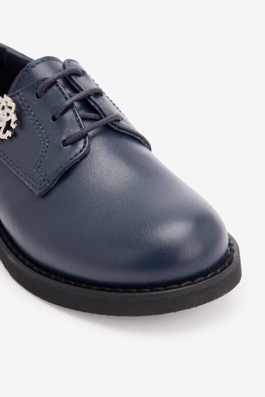 JU Lace-Up Loafers With RC Monogram BLUE NAVY TJS03L-PZJ02