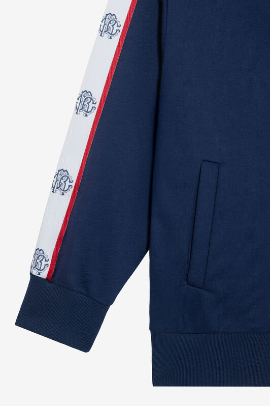JU Blue Sweatshirt with RC Monogram NAVY VJT68F-CF050