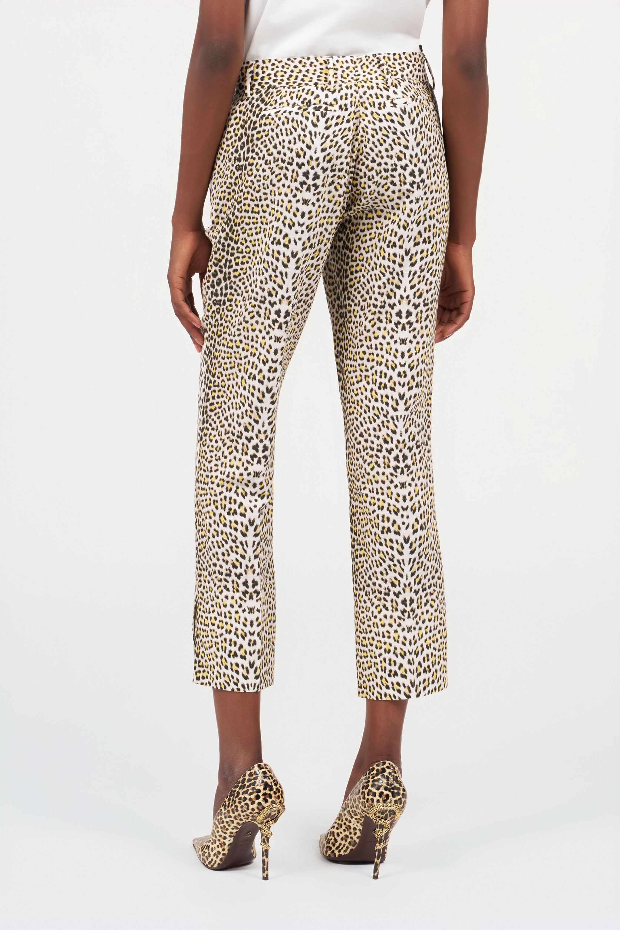 RC Pop Jaguar Print Trousers YELLOW/BLACK WQT200-OXR30