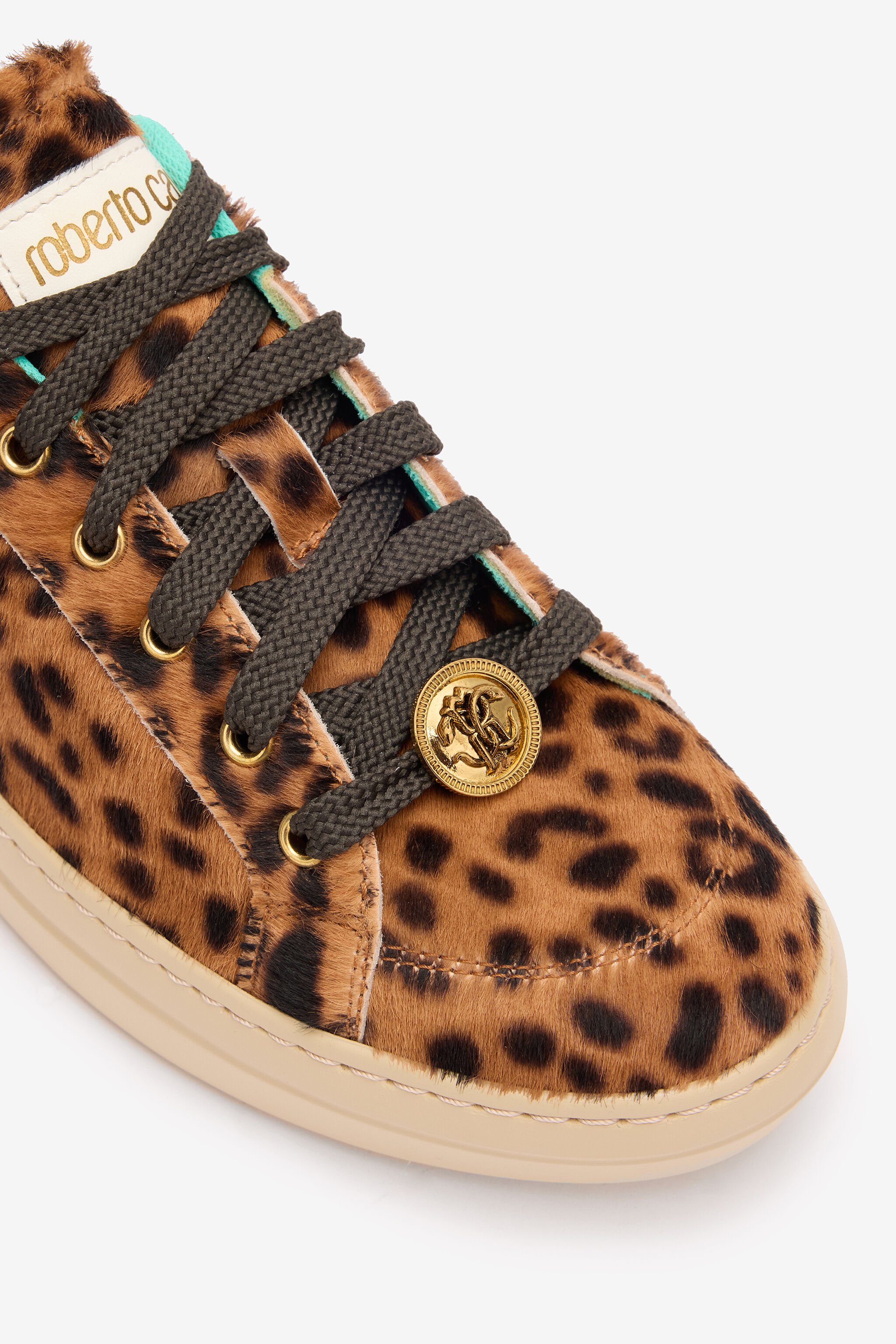 RC Zapatillas con estampado piel de jaguar Marrón UKS034-PZ576