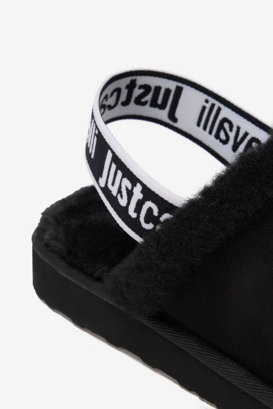 JC Schwarze Comfy Style Sabot Schuhe BLACK VFS104-VF632