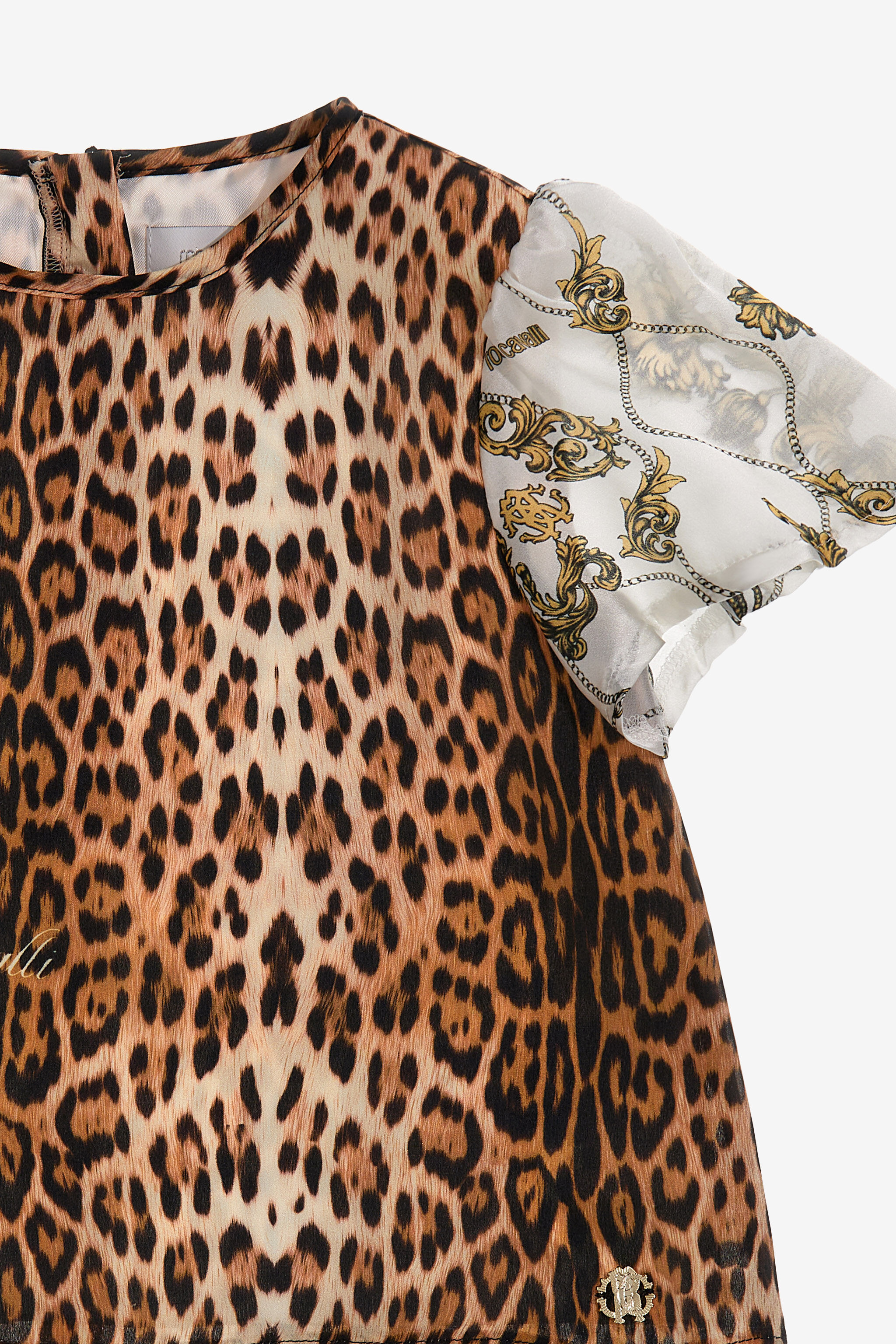 JU Jaguar Skin printed t-shirt Light brown SJT628-2NF65
