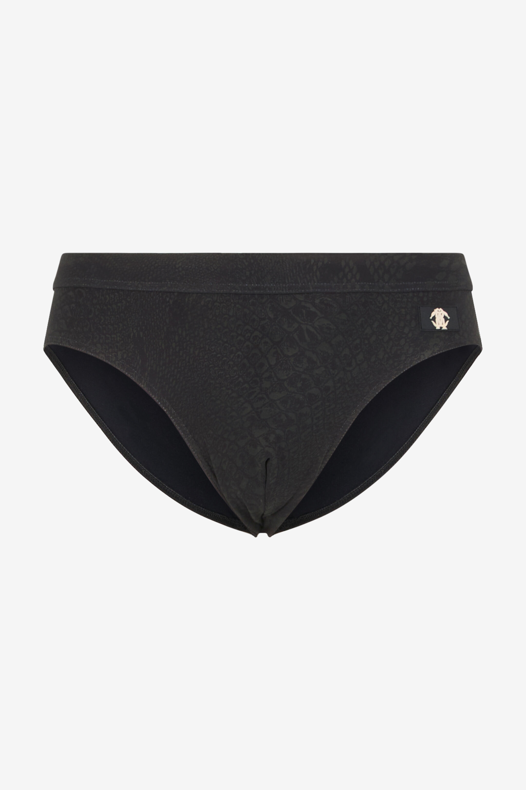 RC Slip De Bain À Imprimé Python Noir URH01G-LNN53