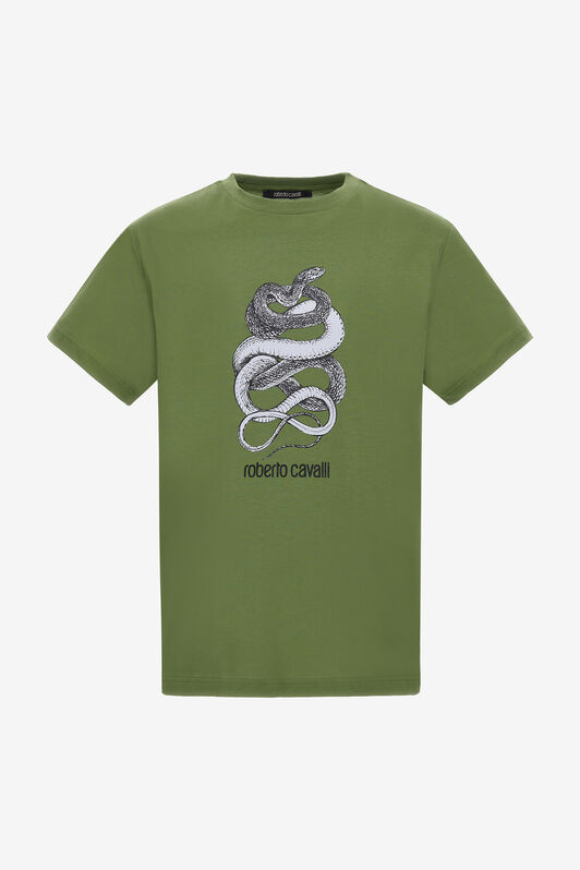 RC T-shirt with Snake print Green NOT60S-JD060