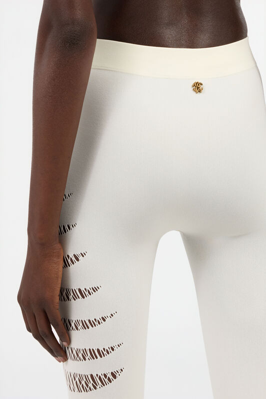 RC Leggings Blancos con Aberturas Marfil UKT230-MA001