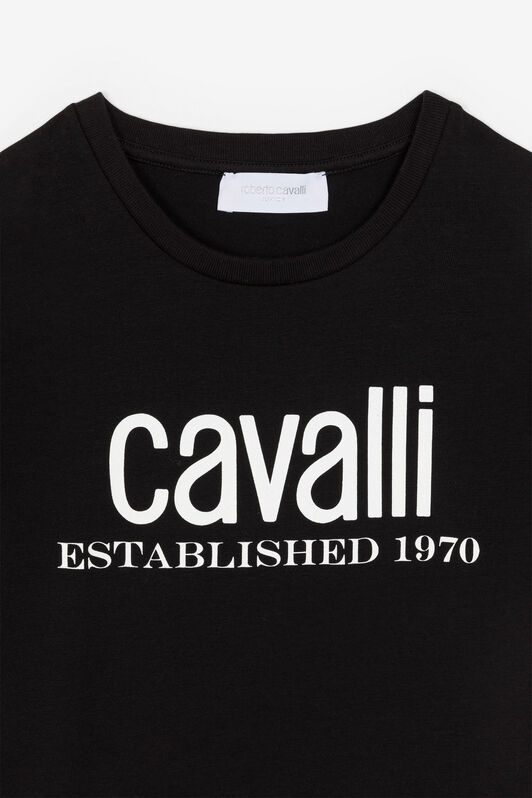 JU Logo-Print T-Shirt JU Logo-Print T-Shirt Black OJT624-ISA2J