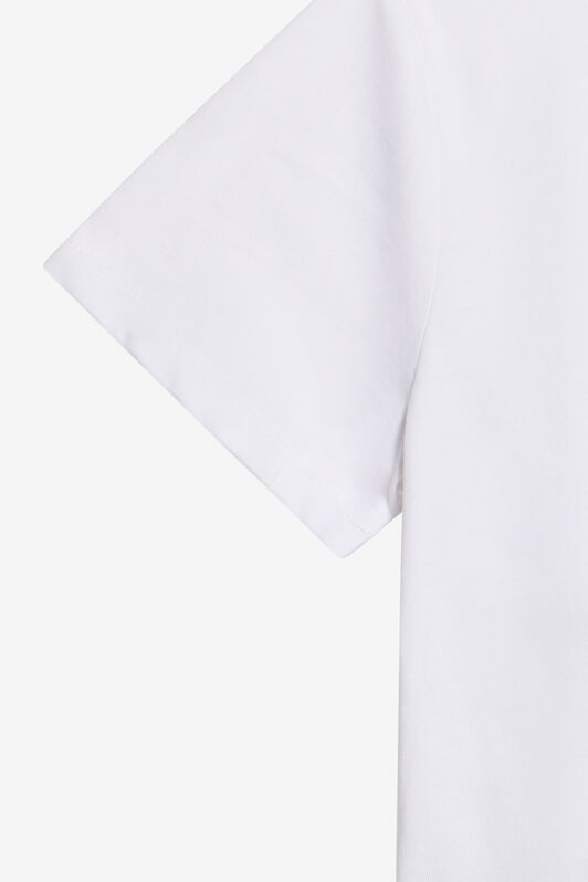 JC Weißes Crop-T-Shirt Mit Logo WHITE WFT63Y-JD005