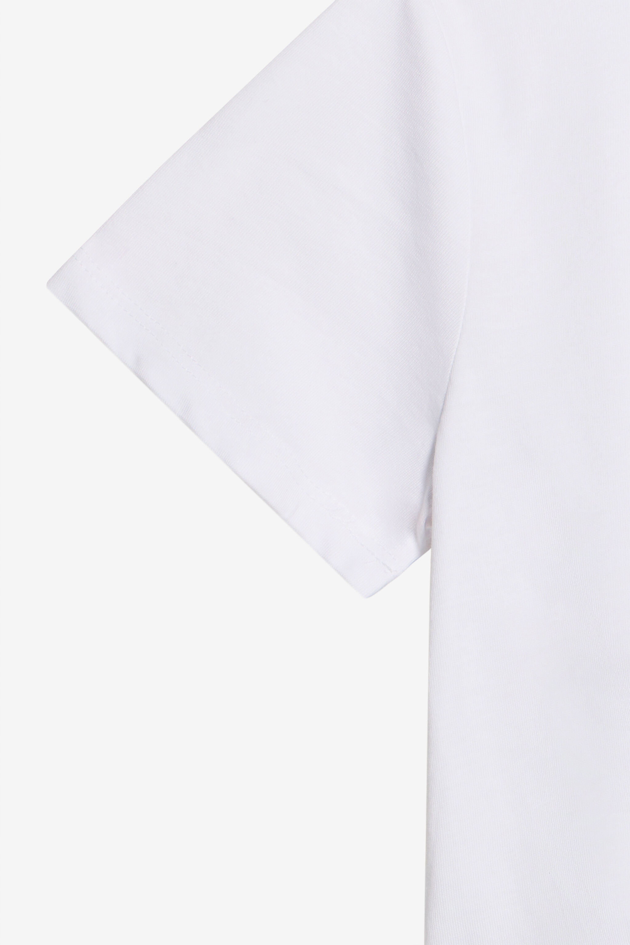 JC Weißes Crop-T-Shirt Mit Logo WHITE WFT63Y-JD005