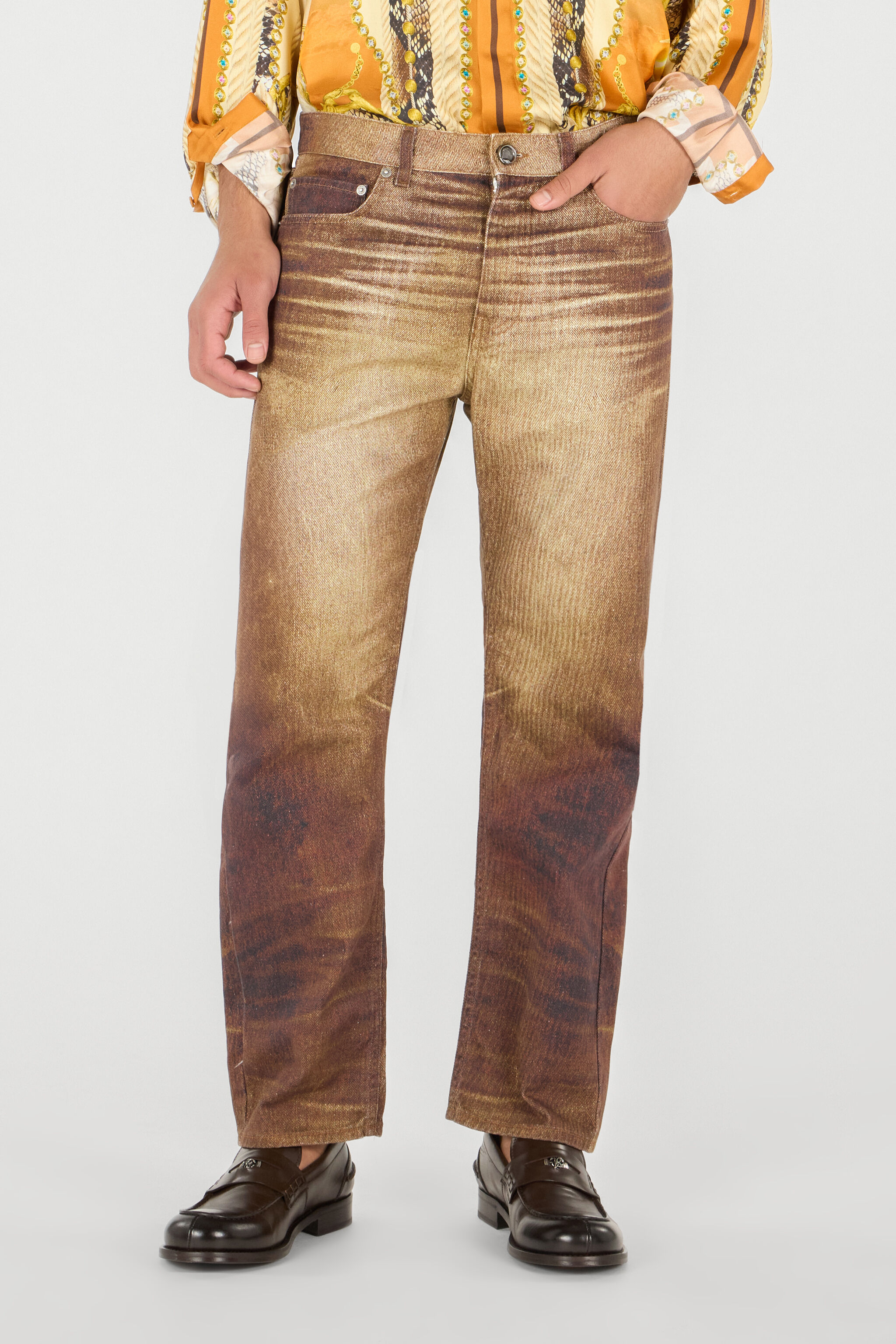 RC Man Cotton Trousers Marrón UMJ216-4NO91