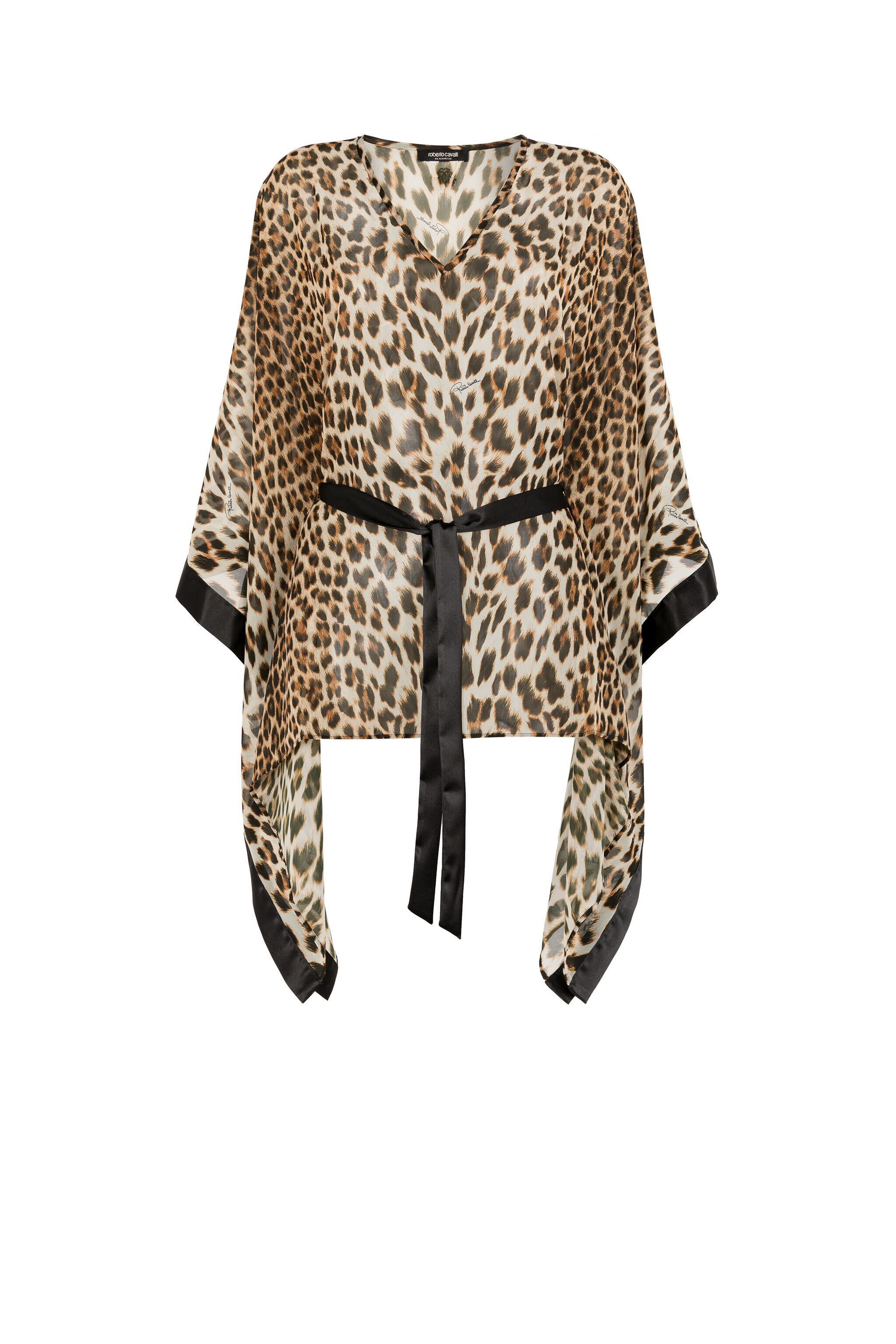 RC Leopard-Print Kaftan Dress CHEETAH KSW00D-7GI17