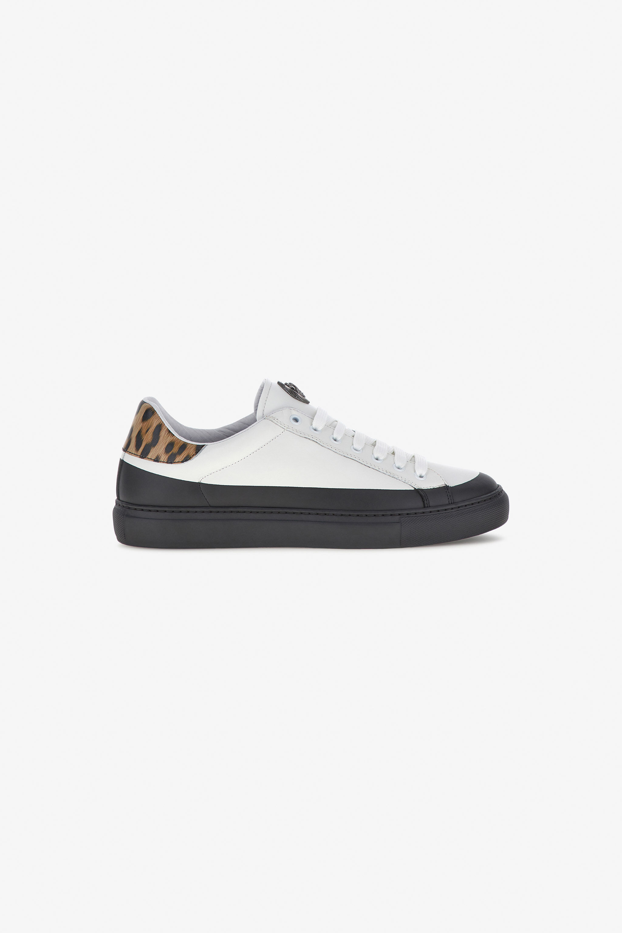 RC Low-top sneakers with Jaguar print White/Black RRS011-PZX90