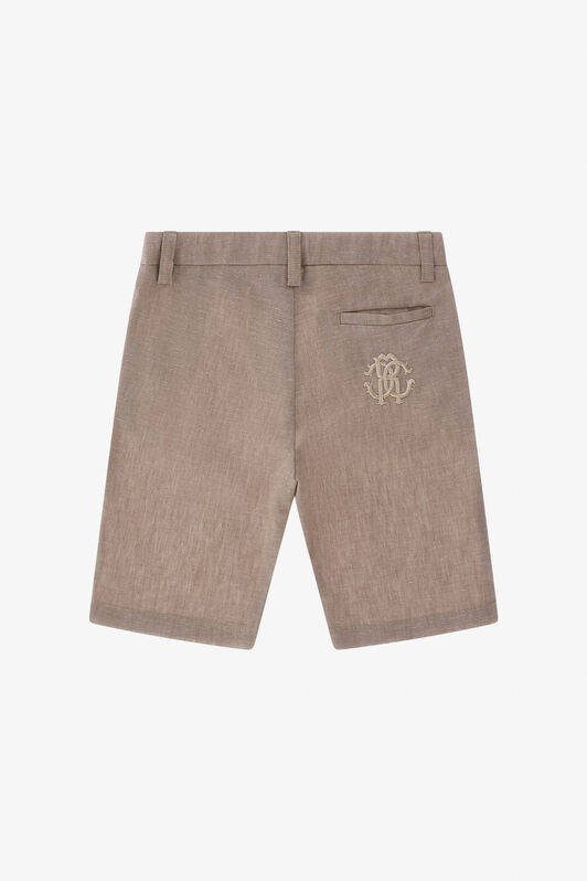 RC RC Monogram denim shorts Light brown SJT20A-LC001