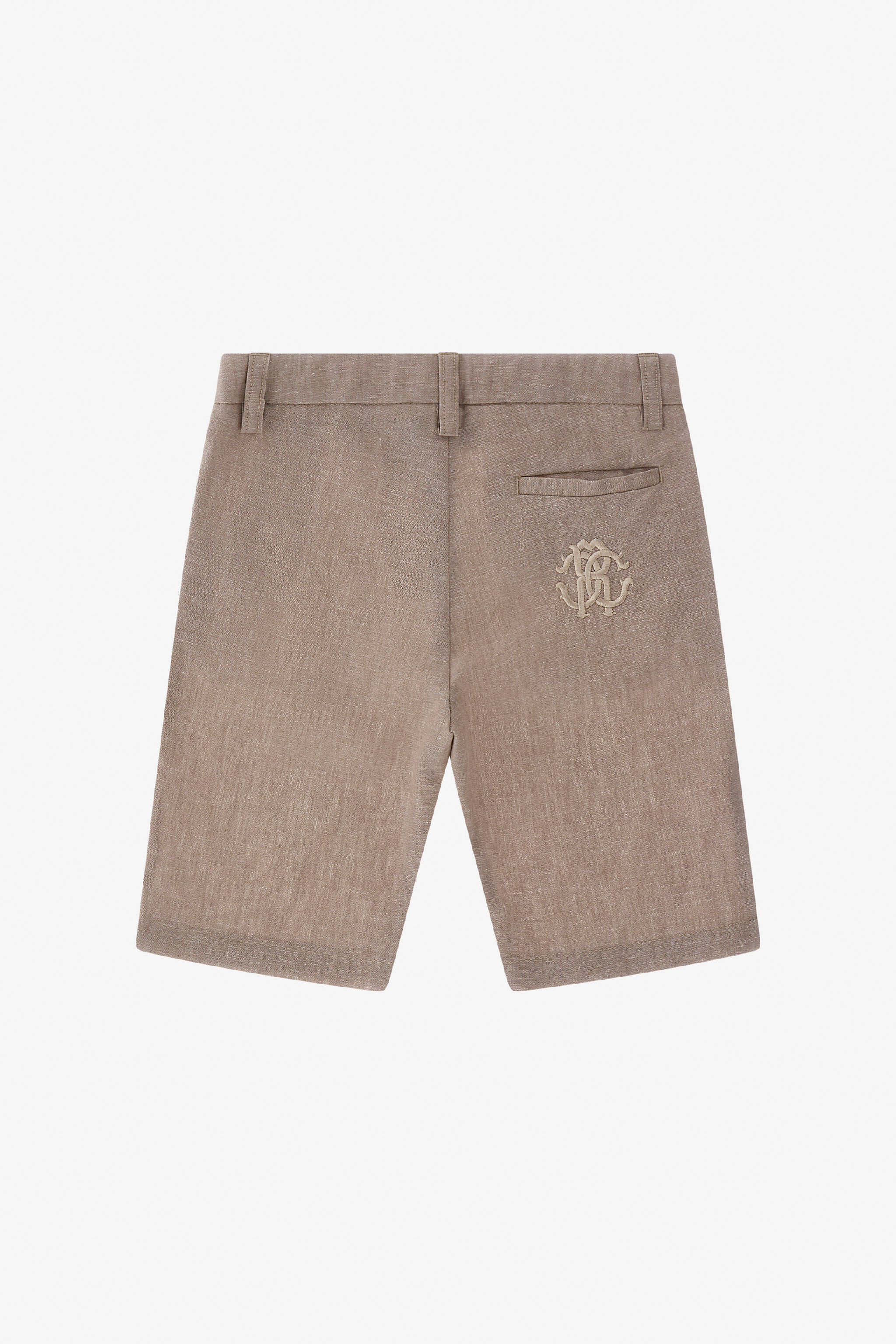 RC RC Monogram denim shorts Light brown SJT20A-LC001