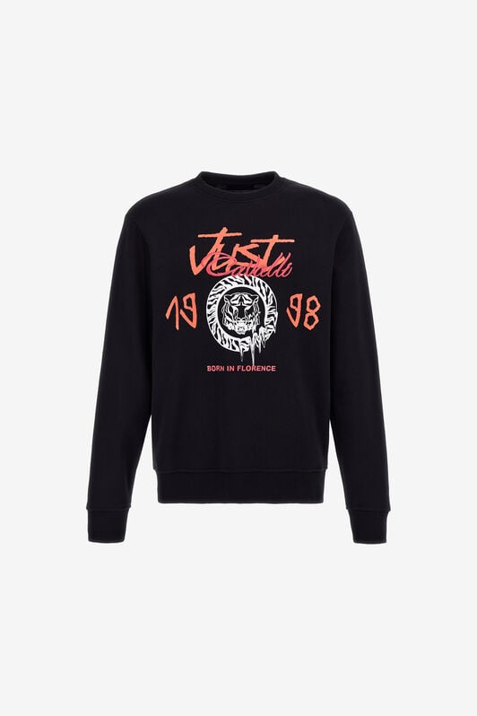 JC Felpa logo Just Cavalli Nero RRT969-RR231