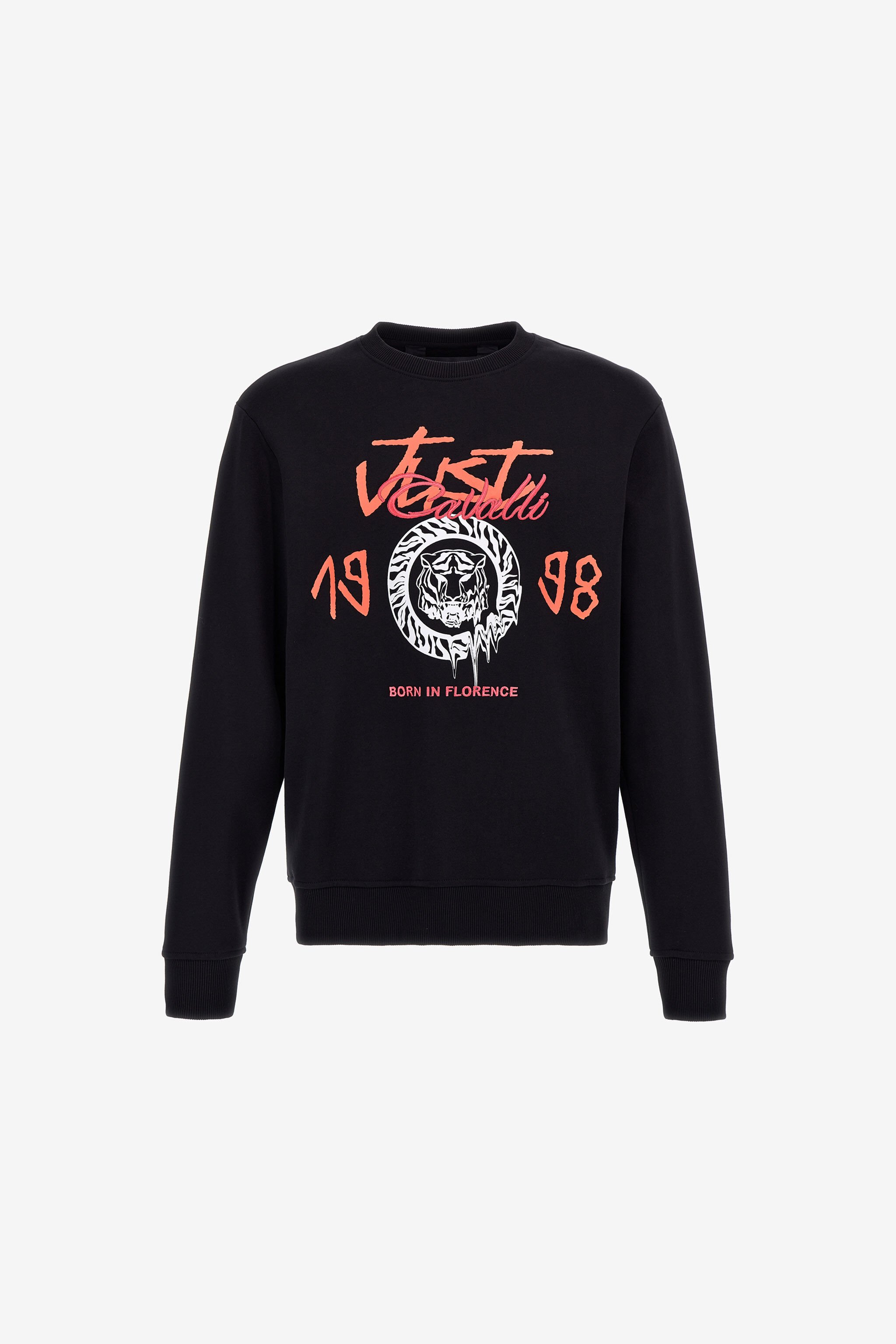 JC Felpa logo Just Cavalli Nero RRT969-RR231
