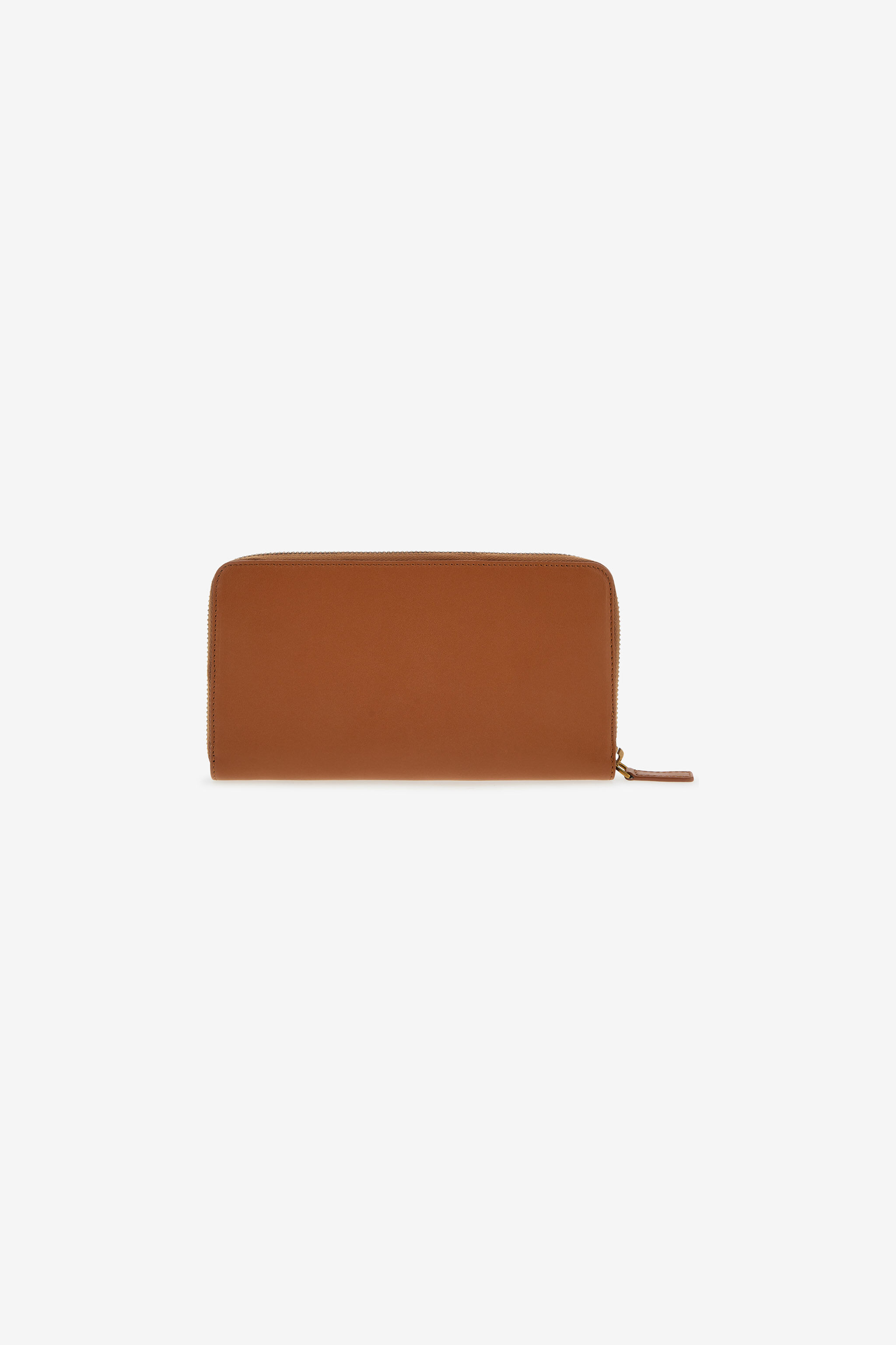 RC Wallet with Monogram RC and zip Brown SKA001-PZ172