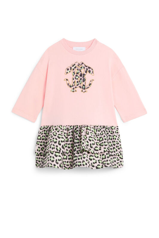 JU Robe à volants et imprimé Leo Punk JU Robe à volants et imprimé Leo Punk SEASHELL PINK LJT113-CF027