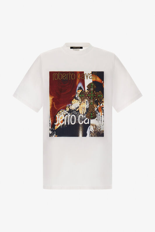RC T-shirt with printed logo White TRT61E-JD060